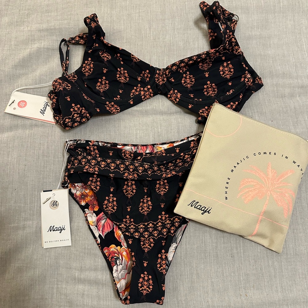 COPY - Maaji NWT Reversible Swimsuit Size Small